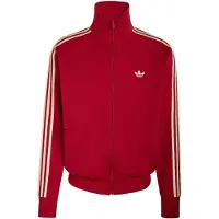 Adidas Veste de survêtement 'Firebird' rouge / blanc