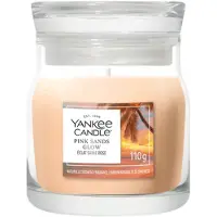 Yankee candle Pink Sands Glow bougie parfumée Signature 110 g
