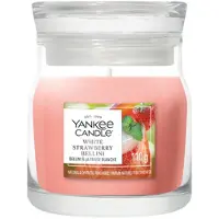 Yankee candle White Strawberry Bellini bougie parfumée Signature 110 g