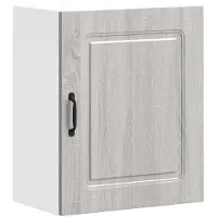 vidaXL Armoire murale de cuisine Kalmar en bois d'ingénierie gris Sonoma