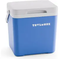TRVLMORE Cool Box 7L - 38 heures de réfrigération - Frigobox - 2 éléments réfrigérants inclus - Bleu