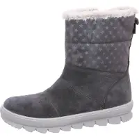 Superfit Bottes 'Stiefel Mädchen 1-000221-2000 Echtleder in grau' gris