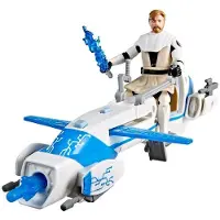 Hasbro Star Wars Epic World of Action : figurine d'Obi-Wan Kenobi et speeder BARC G07785X0