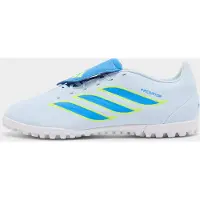Adidas Chaussure de foot 'Predator Club' bleu ciel / bleu pastel / jaune fluo
