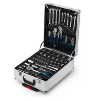 HBM mallette à outils mobile, chariot à outils 599 pièces