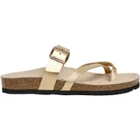 Pepe Jeans pour femme. PLS800001 Sandales Oban Cool en or (36), Doré, Plat, Boucle, Casuel