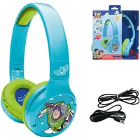 Lexibook Casque 2 en 1 Bluetooth et Filaire confortable et pliable avec limitation de son, design Toy Story