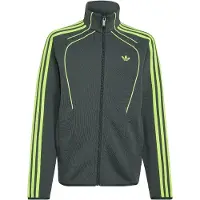 Adidas Veste de survêtement 'SPACER TRACK' graphite / vert gazon