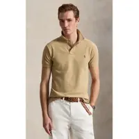 Ralph Lauren pour homme. 710536856511 Polo en piqué Slim Fit beige (XL), Casuel, Coton, Manche courte