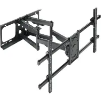 TooQ Support mural pivotant/inclinable/niveau lp3790tn-b pour TV 37-90'/jusqu'à 75kg