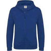 Just Hoods Sweat zipp? Royal Blue - JH050J - Taille 12/13 - XL