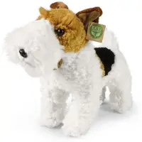 Rappa Chien en peluche fox-terrier Dášenka, 30 cm, ÉCOLOGIQUE