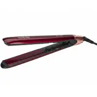 BaByliss Inspired Fer à lisser, chaud, bouton rotatif, rouge, 3 m, 45 W