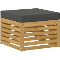 vidaXL Tabouret d'extérieur en bois massif d'acacia blanc