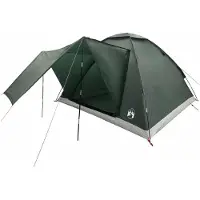 vidaXL Tente de camping vert olive 275 x 215 x 125 cm en polyester et acier