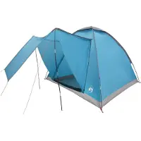 vidaXL Tente de camping pour 2 personnes, bleue, en polyester et en acier