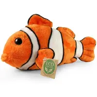 Rappa Poisson-clown en peluche aux grands yeux, 25 cm, ÉCOLOGIQUE