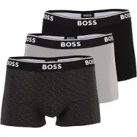 BOSS Lot de trois boxers courts en coton stretch avec taille logo