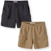 MINOTI Pantalon camel / noir