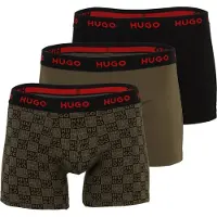 HUGO Boxers kaki / rouge / noir