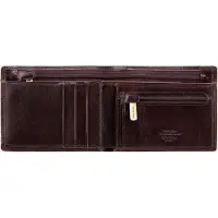 Light Prestige Portefeuille pour homme Wittchen, taille moyenne, en cuir de veau véritable, marron