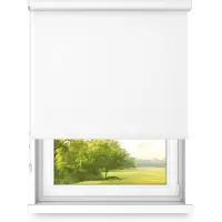 Time4blinds , Store enrouleur côté, Droite, 1000x2500mm, Blanc Classique