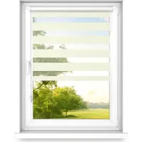 Time4blinds – Store Occultant sans Percage – Store Enrouleur – Adhésive, Cassette Aluminium – Beige, 800x800, Gauche