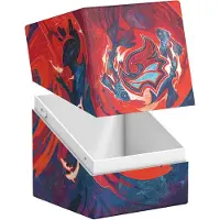 Ultimate Guard Secrets Of Strixhaven Prismari Deck Case Orange Enfants