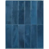 vidaXL , carreaux rectangulaires, 50 pièces, bleu, 29 x 23 x 0,08 cm