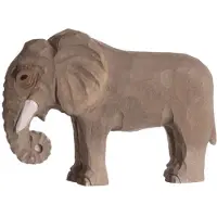 Wudimals Figurine Eléphant en bois