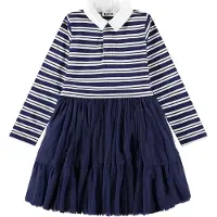 Molo Robe - Cyan - Chaud Marine Stripe - - 7-8 ans (122-128) - Robe