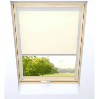 Time4blinds - Store fenêtre de toit occultant - 500x1232mm - Crème