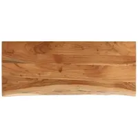 vidaXL Dessus de table 110x40x2,5 cm rectangulaire bois massif acacia