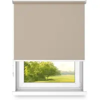 Time4blinds , Store occultant, mur ou plafond, UV, 110x160cm, Brun Sable, Gauche