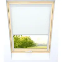 Time4blinds - Store fenêtre de toit occultant - 973x1160mm - Blanc
