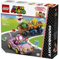 LEGO Super Mario Mario Kart – Piranha Plant et course de voitures, jeu de construction, à partir de 8 ans, plastique, 588 pièces, 745 g