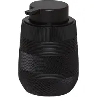 Sealskin Distributeur de savon Kiva 200 ml, modèle sur pied, noir