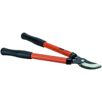 Bahco Steel Sliding Cutting Two Hand Pruning Shears With Handle 35 Mm 450 Mm Orange