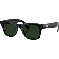 Ray-Ban - Lunettes de soleil photochromiques connectées - META Wayfarer - Gen 2 Shiny Black/Transitions Graphite Green - Noir