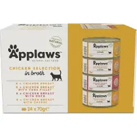 Applaws Multipack Chicken Broth Selection Cat Food 70 G 24 Units Clair