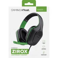Trust GXT 415X ZIROX Headset Wired Head-band Gaming Noir, Vert
