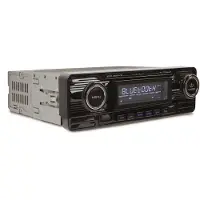 Caliber Autoradio - Rétro avec technologie Bluetooth - USB - SD - 4x 75Watt - Noir (RMD120BT-B)