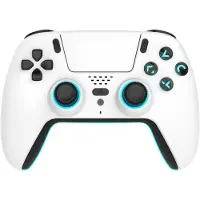 Freaks and Geeks Manette sans fil Bluetooth Blanc pour PS5