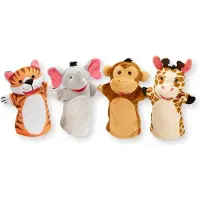 Melissa & Doug Hand Puppets Zoo Friends Hand Puppet Multicolore Enfants