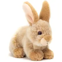 HERMANN Teddy Peluche Lapin Beige 18 Cm