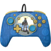 PDP Manette filaire Switch The Legend of Zelda -Hyrule Blue