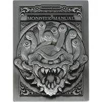 Fanattik Dungeons & Dragons Limited Edition Monster Manual Ingot Gris