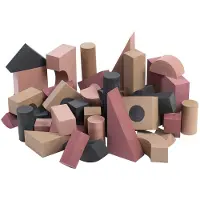 BabyTrold Foam Building Blocks 18-49dr Construction Game Rose Enfants