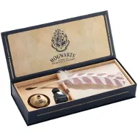 Noble Collection Réplique de la plume de Poudlard de Harry Potter avec papier de Poudlard 31 cm