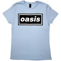 Oasis T-Shirt Decca Logo Femme Bleu - Taille L